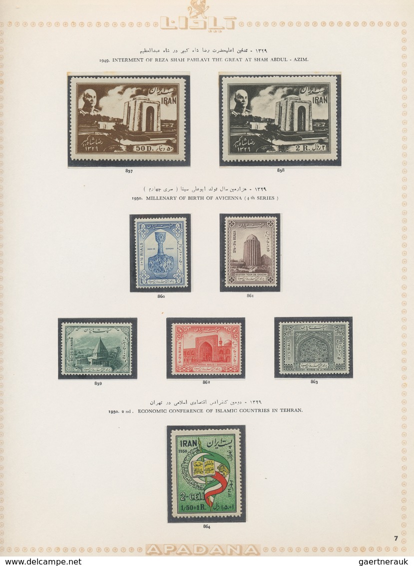 Iran: 1939/1970, Collection In An Iranian Apadana Hingeless Text Form Book, Obviously Complete. Some - Iran