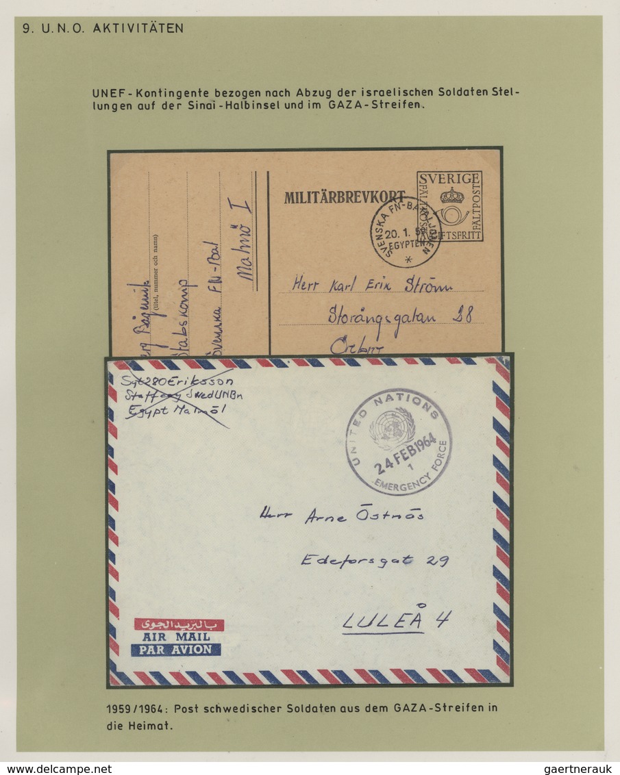 Israel: 1947/1994, GAZA/SINAI/WESTBANK/ARAB-ISRAELI WAR, Assortment Of Apprx. 130 Covers Referring T - Briefe U. Dokumente