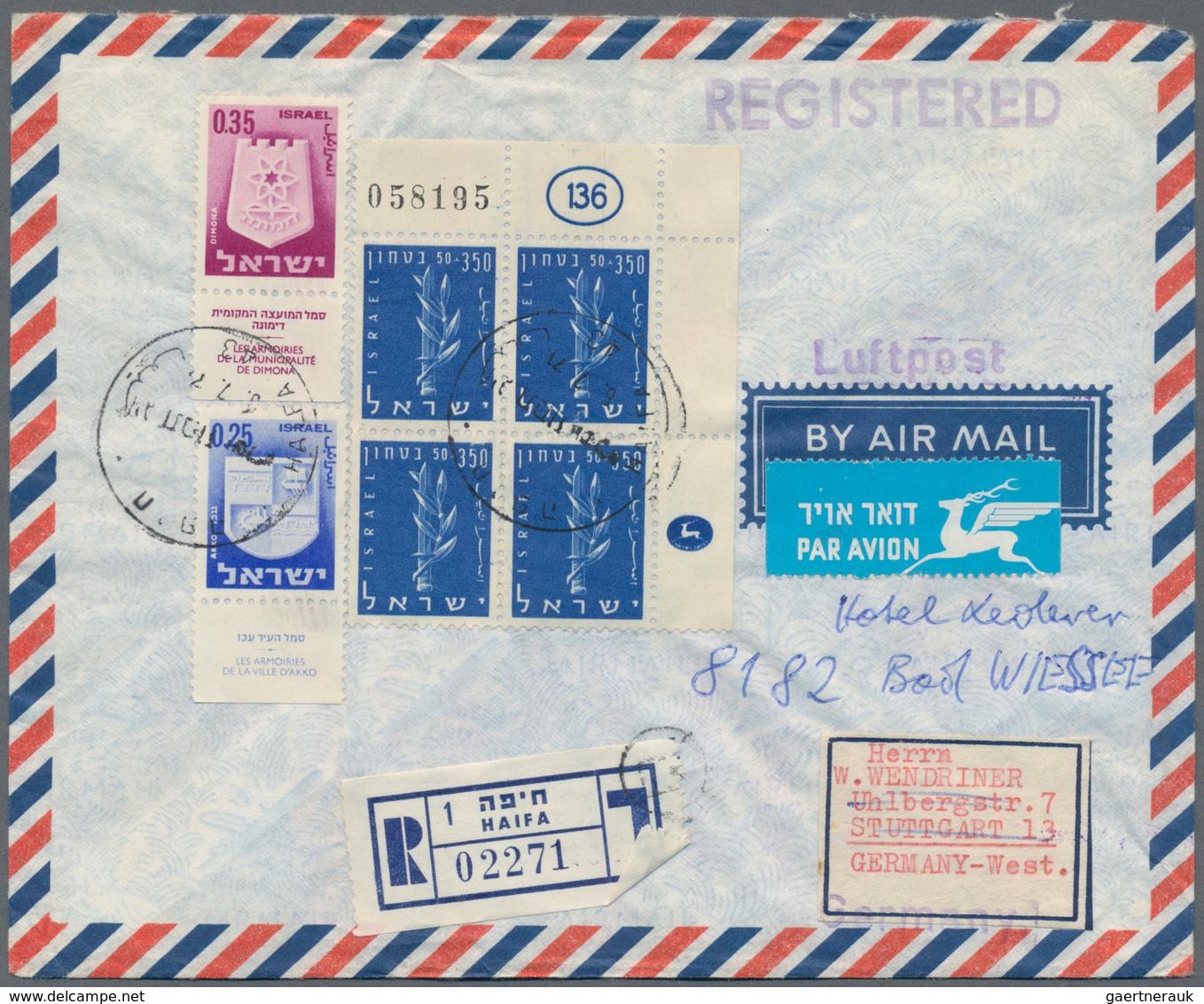 Israel: 1952/2008, Mainly From 1970s Onwards, Impressive Accumulation Of More Than 4.200 Covers/card - Briefe U. Dokumente