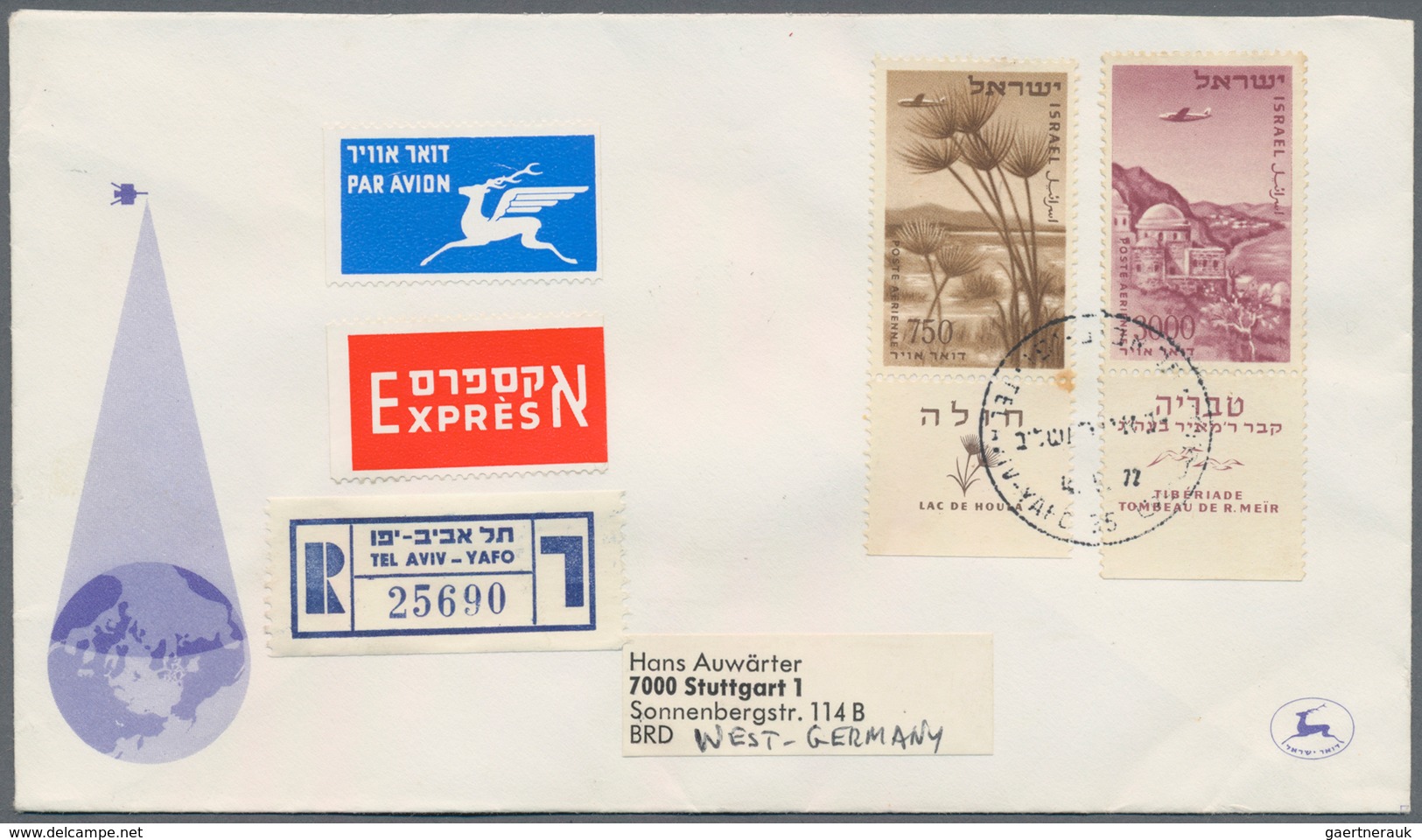 Israel: 1960/2000, Accumulation Of More Than 800 Covers/cards/stationeries, Mainly Philatelic Mail/f - Covers & Documents