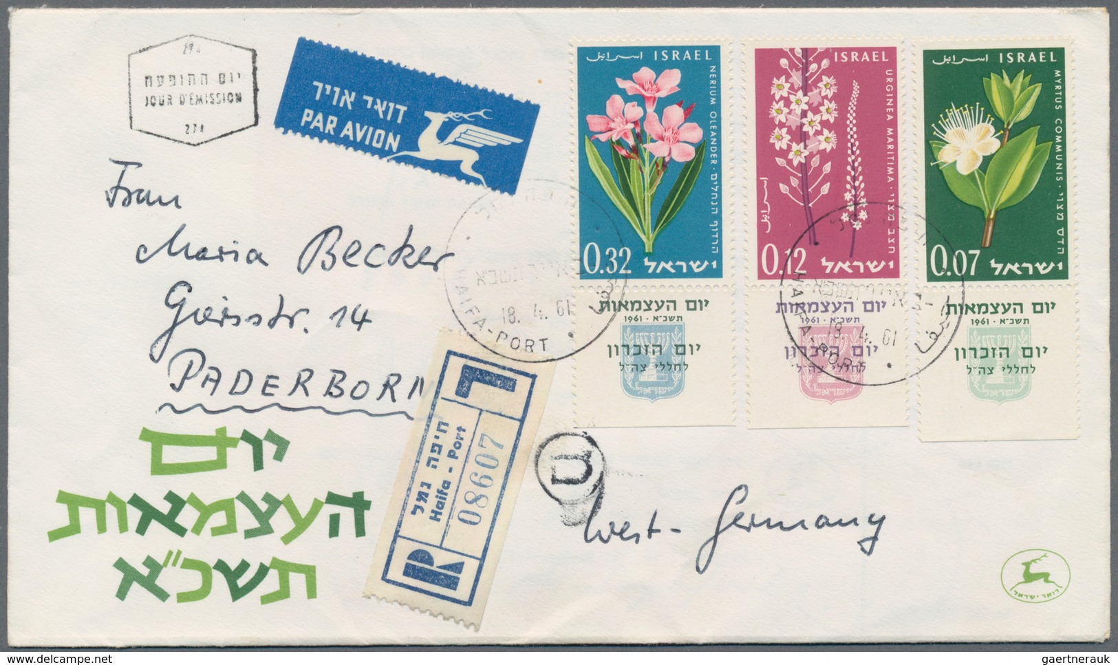 Israel: 1960/2000, Accumulation Of More Than 800 Covers/cards/stationeries, Mainly Philatelic Mail/f - Cartas & Documentos