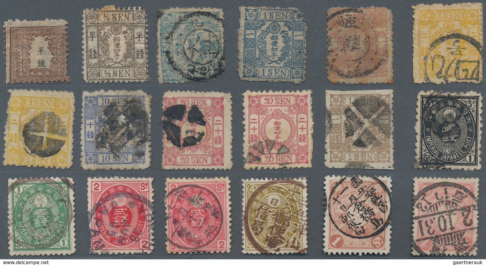 Japan: 1872/1975 (ca.) , Duplicate Collection With Mostly Used Stamps In A Lindner Stockbook (Michel - Other & Unclassified