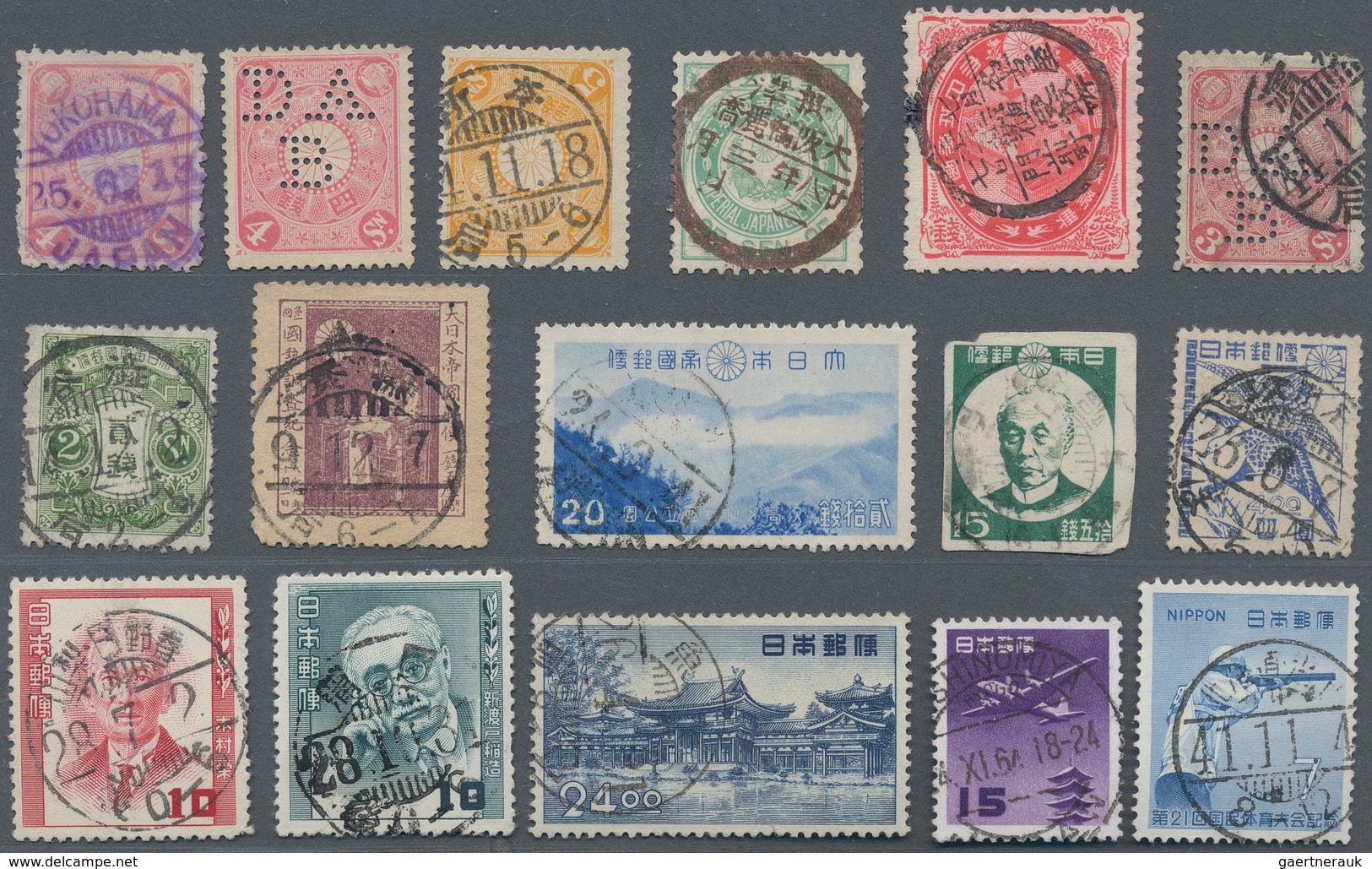 Japan: 1872/1975 (ca.) , Duplicate Collection With Mostly Used Stamps In A Lindner Stockbook (Michel - Other & Unclassified