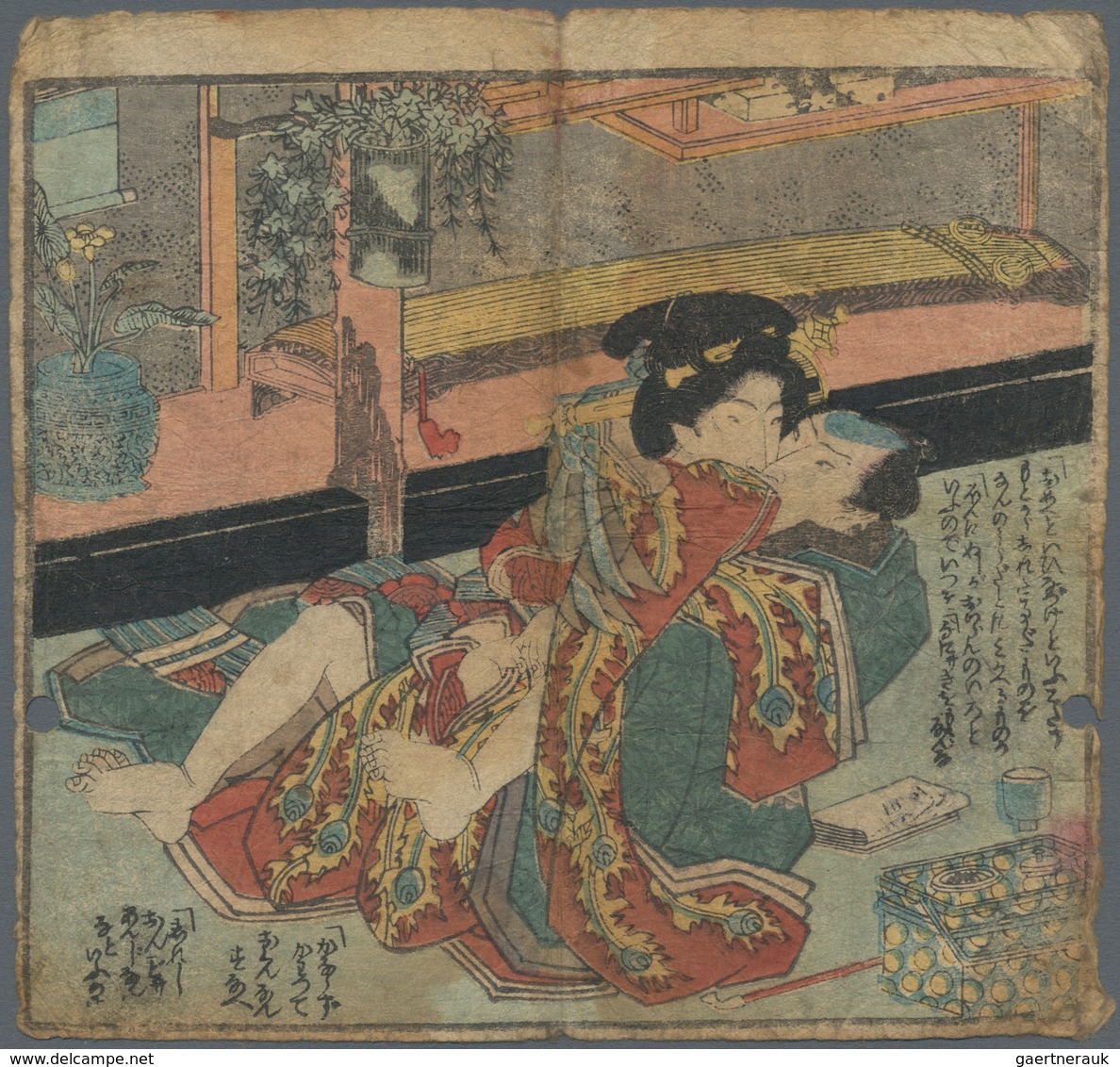 Japan - Besonderheiten: 1790/1890, japanese woodcuts and books, total 33 woodcuts/drawings on native