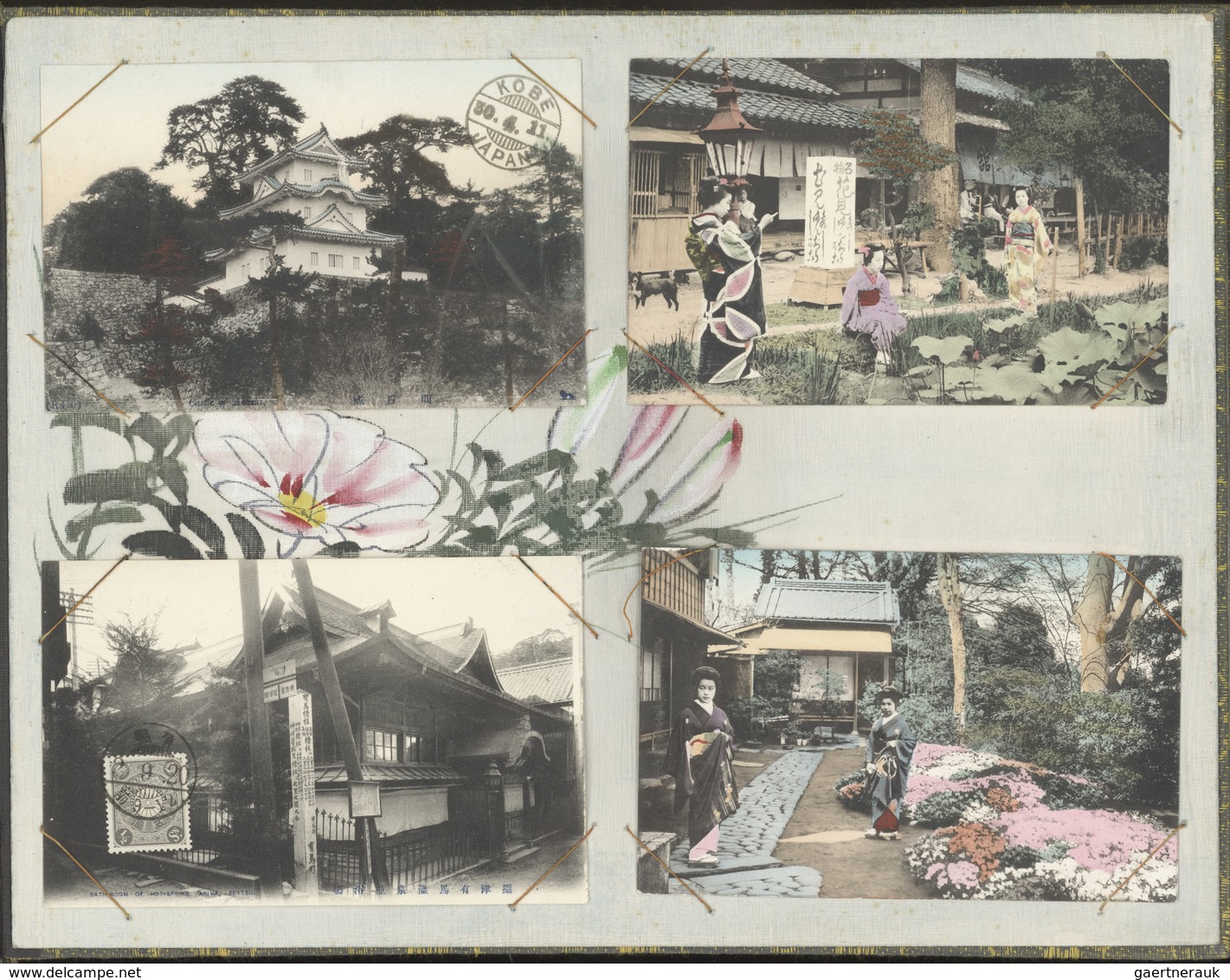 Japan - Besonderheiten: 1911/13, 72 Picture Post Cards, Mostly Illuminated, Inc. Three Handpainted L - Andere & Zonder Classificatie