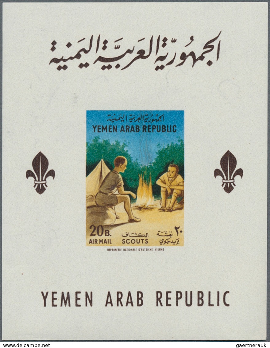 Jemen: 1964/1969, Accumulation Of The Miniature Sheets In Different Quantities Sorted By Issues In L - Yemen