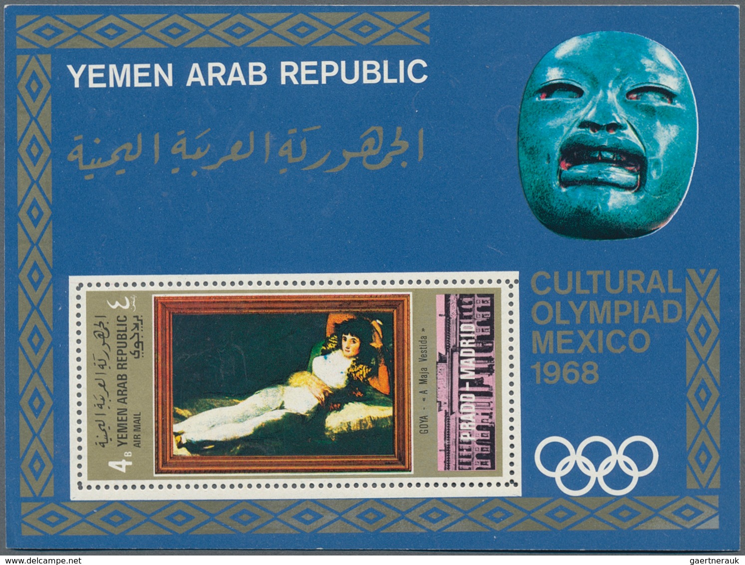 Jemen: 1964/1987 (approx). Lot With Thousands Of Stamps Showing Various Topics Like OLYMPIC GAMES (M - Yémen