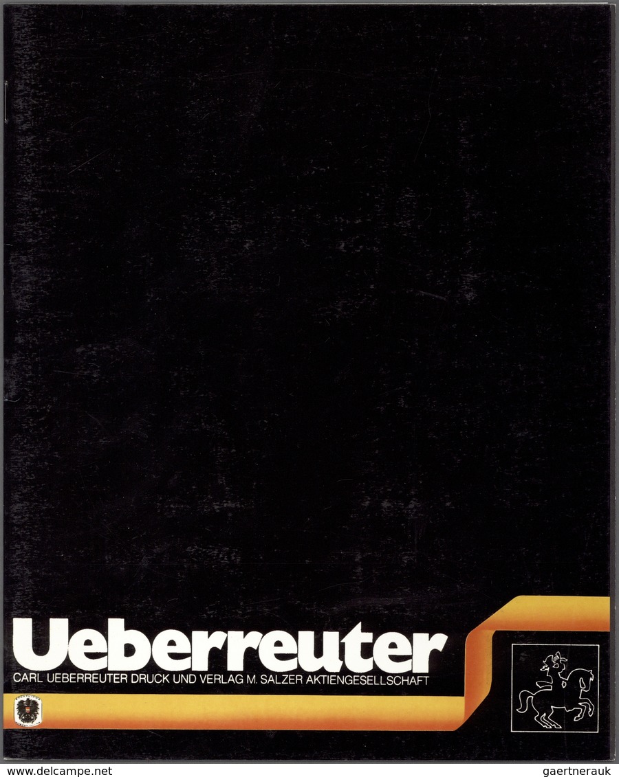Jemen: 1980/1984 (ca.), 67 Mostly Different Sample Folders Of The Ueberreuter Printing Company With - Yémen