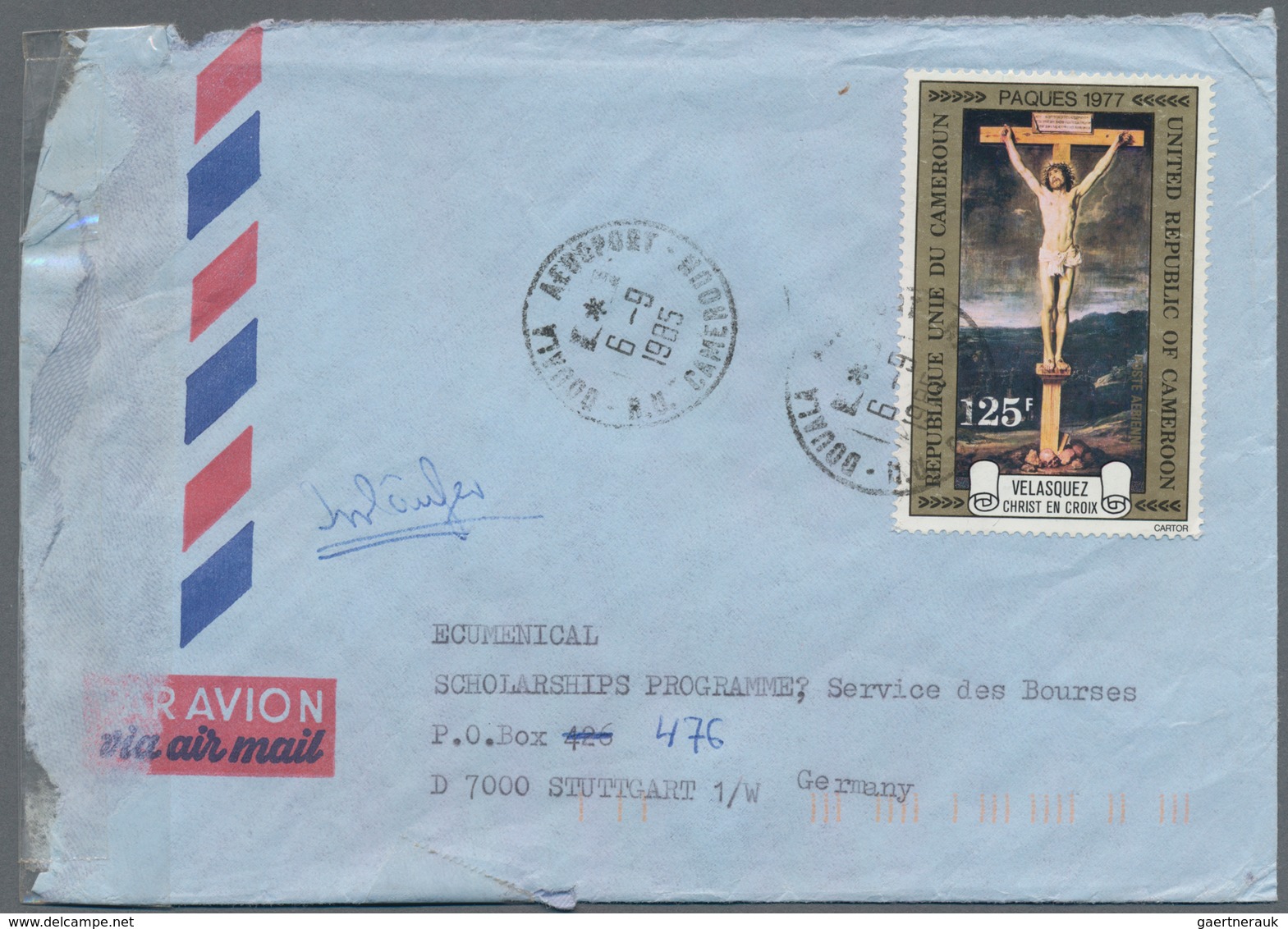 Kamerun: 1981/1993, Accumulation Of Apprx. 200 Commercial (mainly Airmail) Covers To Germany, Bearin - Camerún (1960-...)