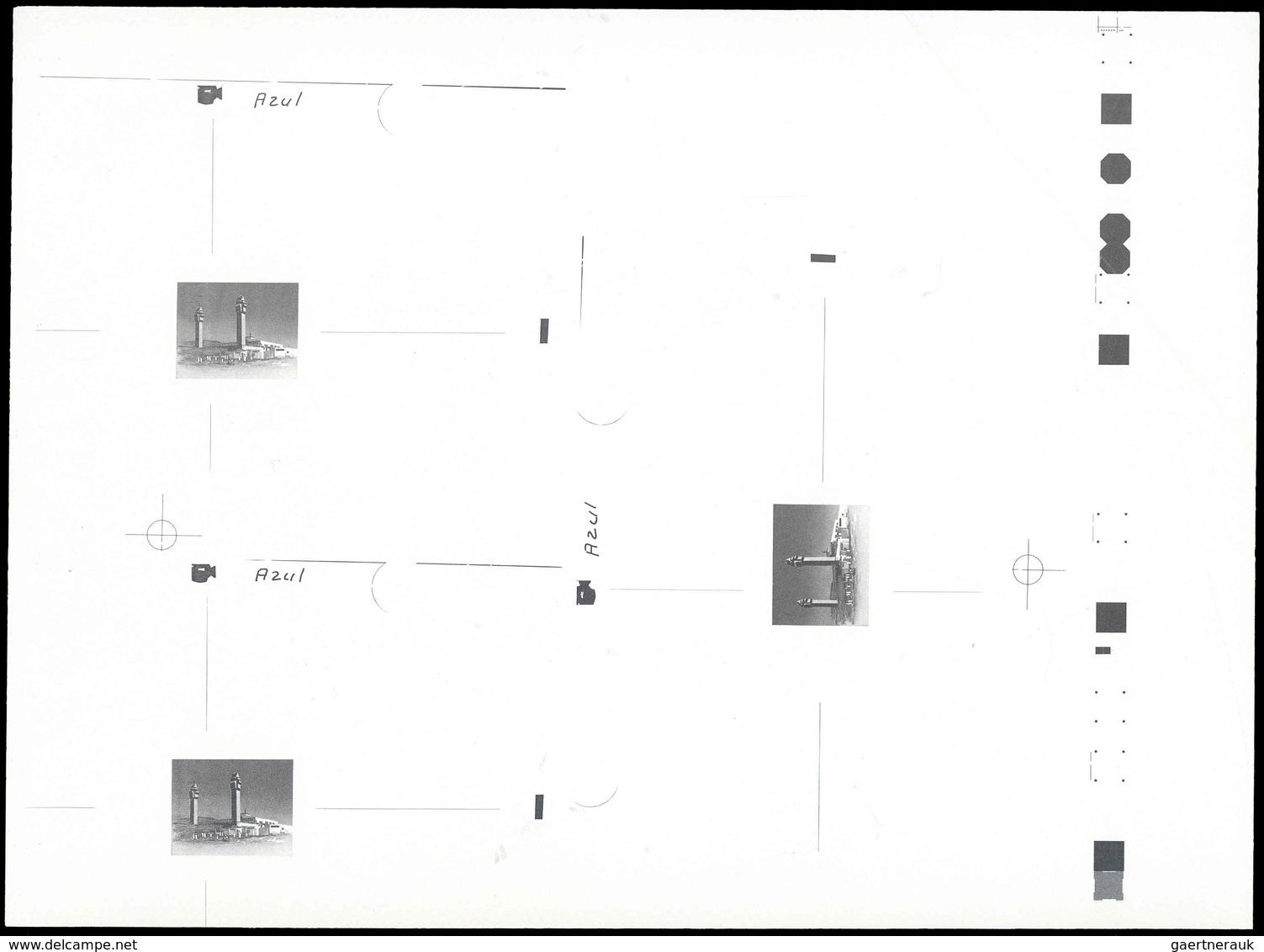 Kuwait: 1989, PILGRIMAGE TO MECCA - 12 Items; Triple Collective, Progressive Single Die Proofs For T - Koweït