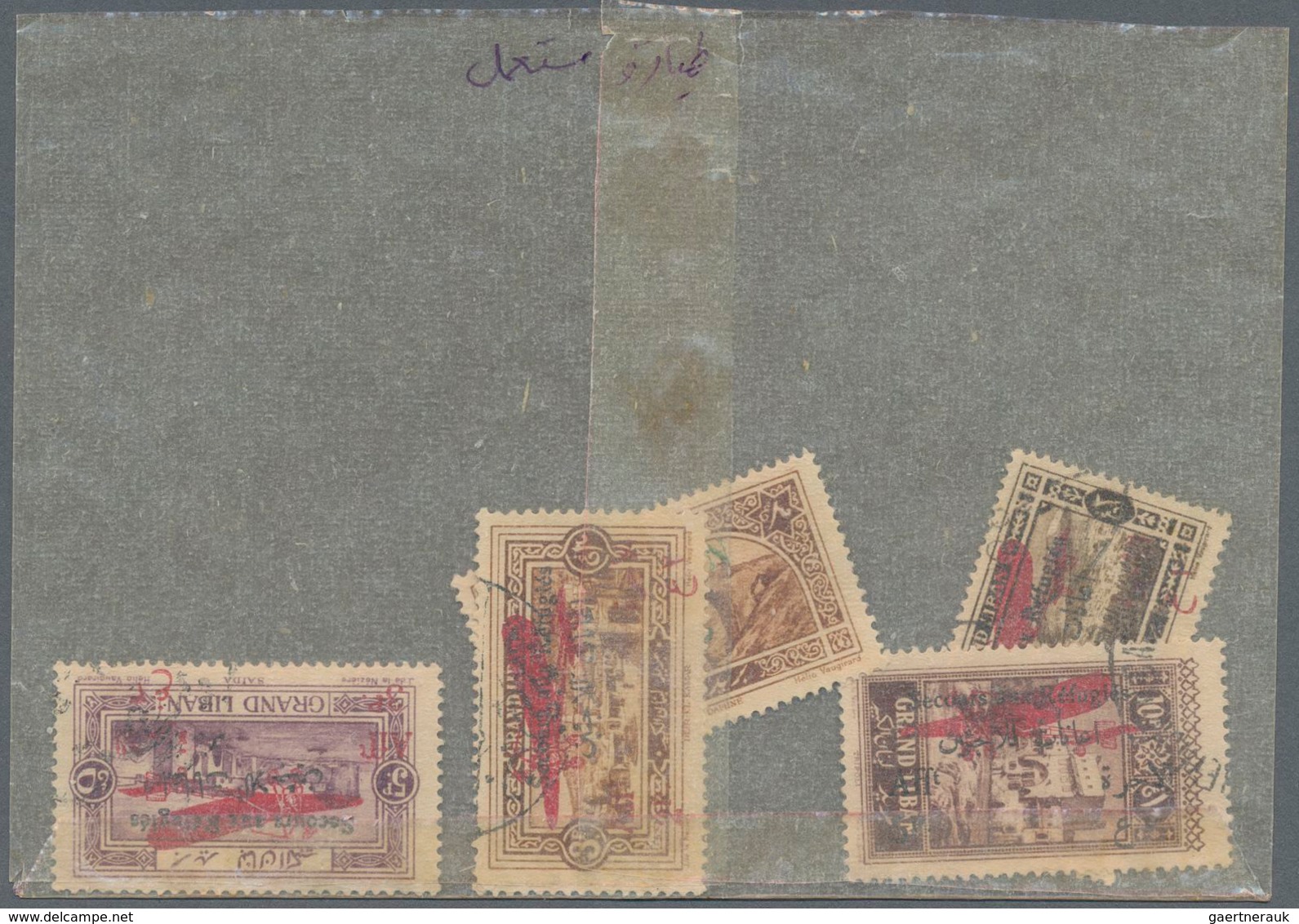 Libanon: 1926/1970 (ca.), Mainly Used Stock In Glasines And Hundreds Of Airmails Letters. Interestin - Lebanon