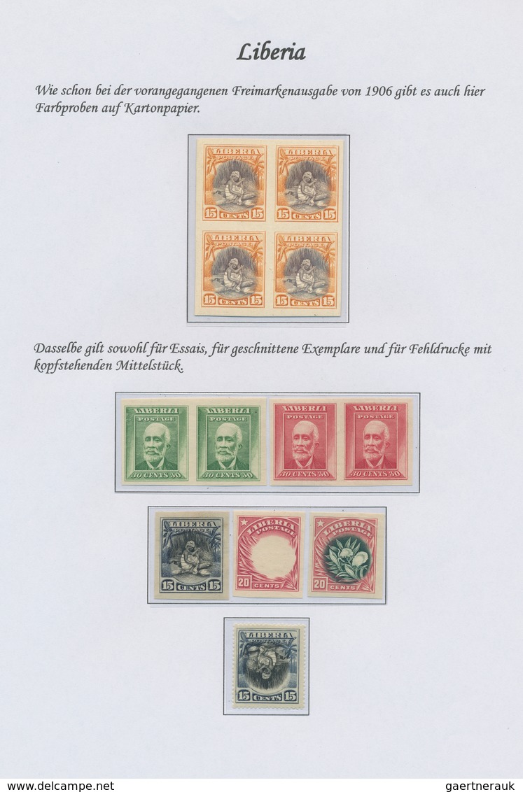 Liberia: 1860-1998, comprehensive and highly specialised collection including service and postage du