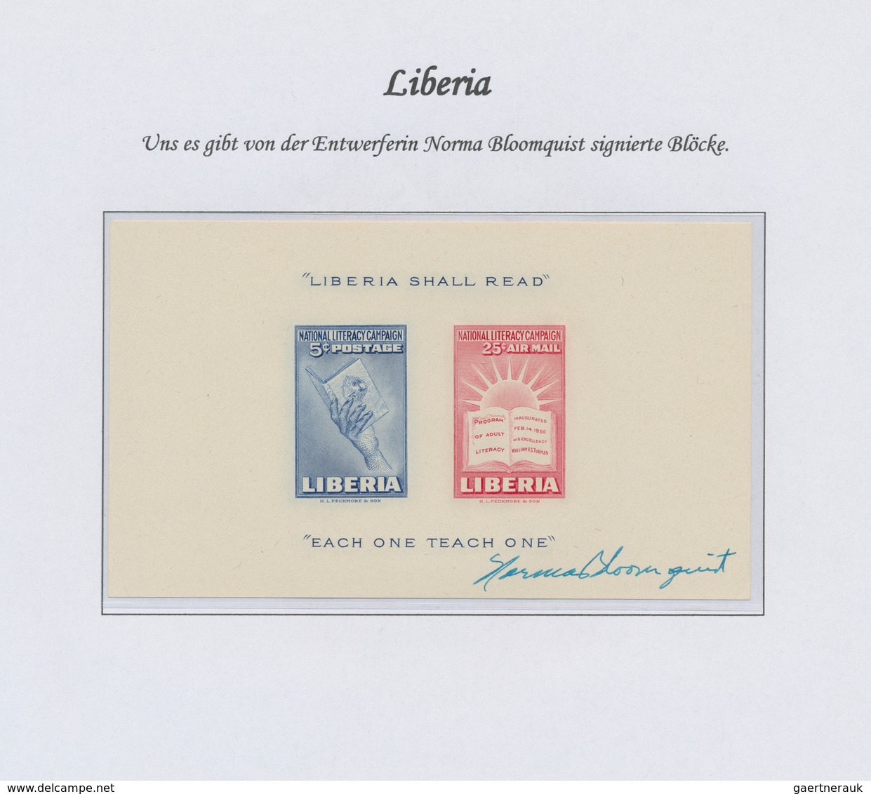 Liberia: 1860-1998, comprehensive and highly specialised collection including service and postage du