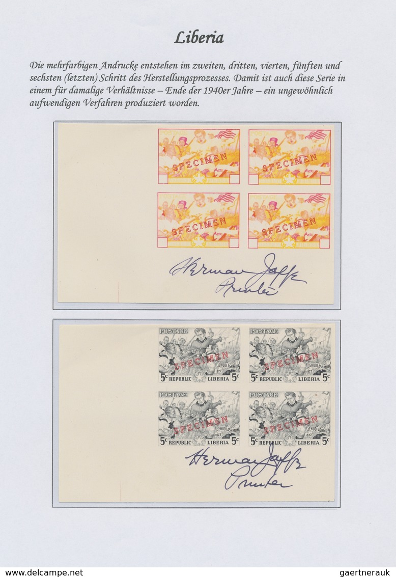 Liberia: 1860-1998, comprehensive and highly specialised collection including service and postage du