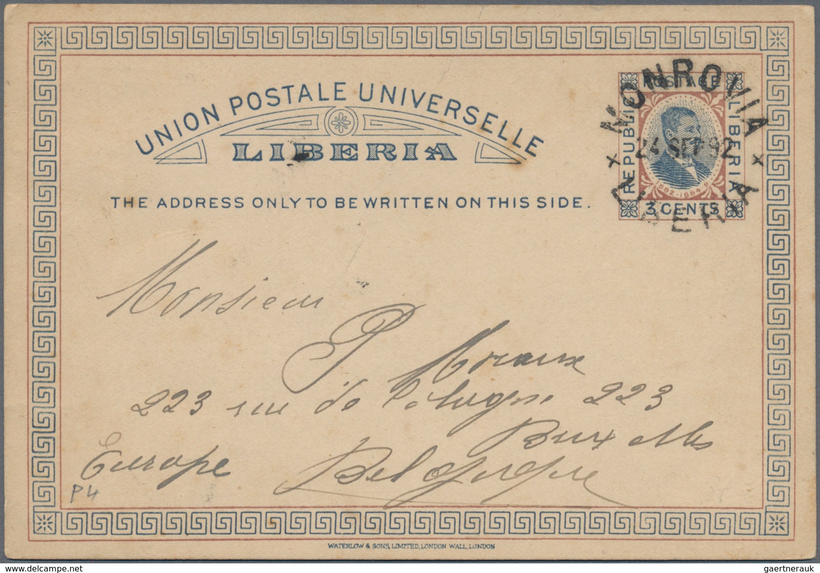 Liberia: 1882/1969 (ca.) Small Holding Of About 50 Mostly Unused Postal Stationaries, Especially The - Liberia