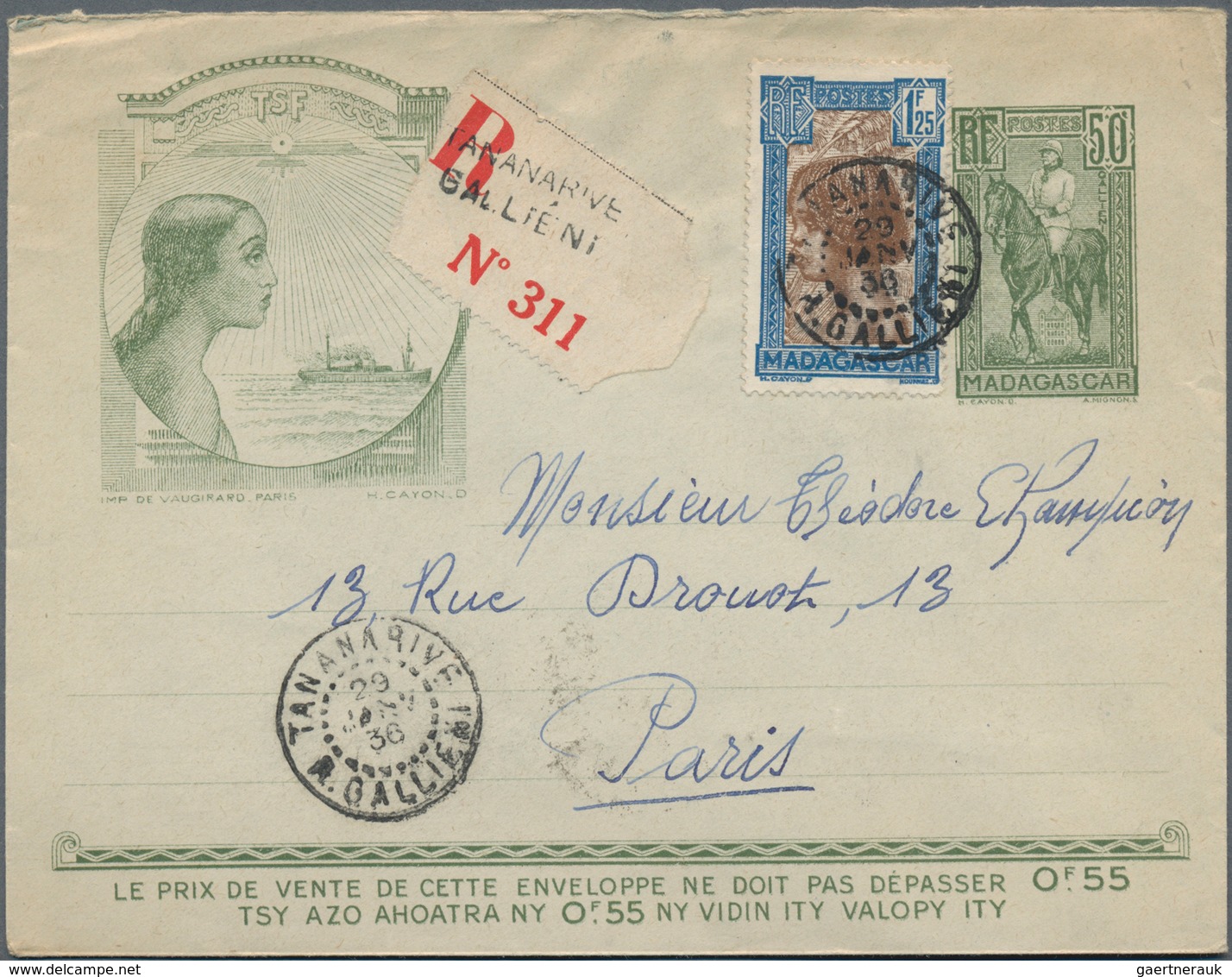 Madagaskar: 1891/1936 21 Unused And Used Postal Stationery Cards, Lettercards, Envelopes And Wrapper - Madagascar (1960-...)