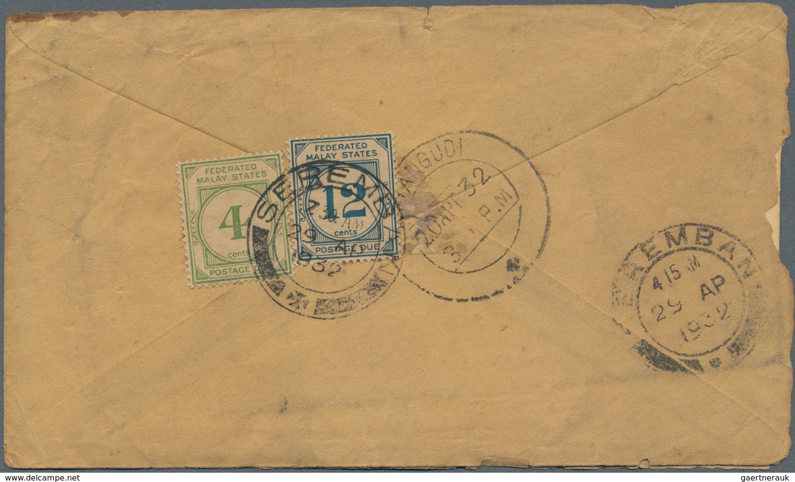 Malaiische Staaten: 1880's-1950's ca.: More than 500 covers, postcards and postal stationery items f