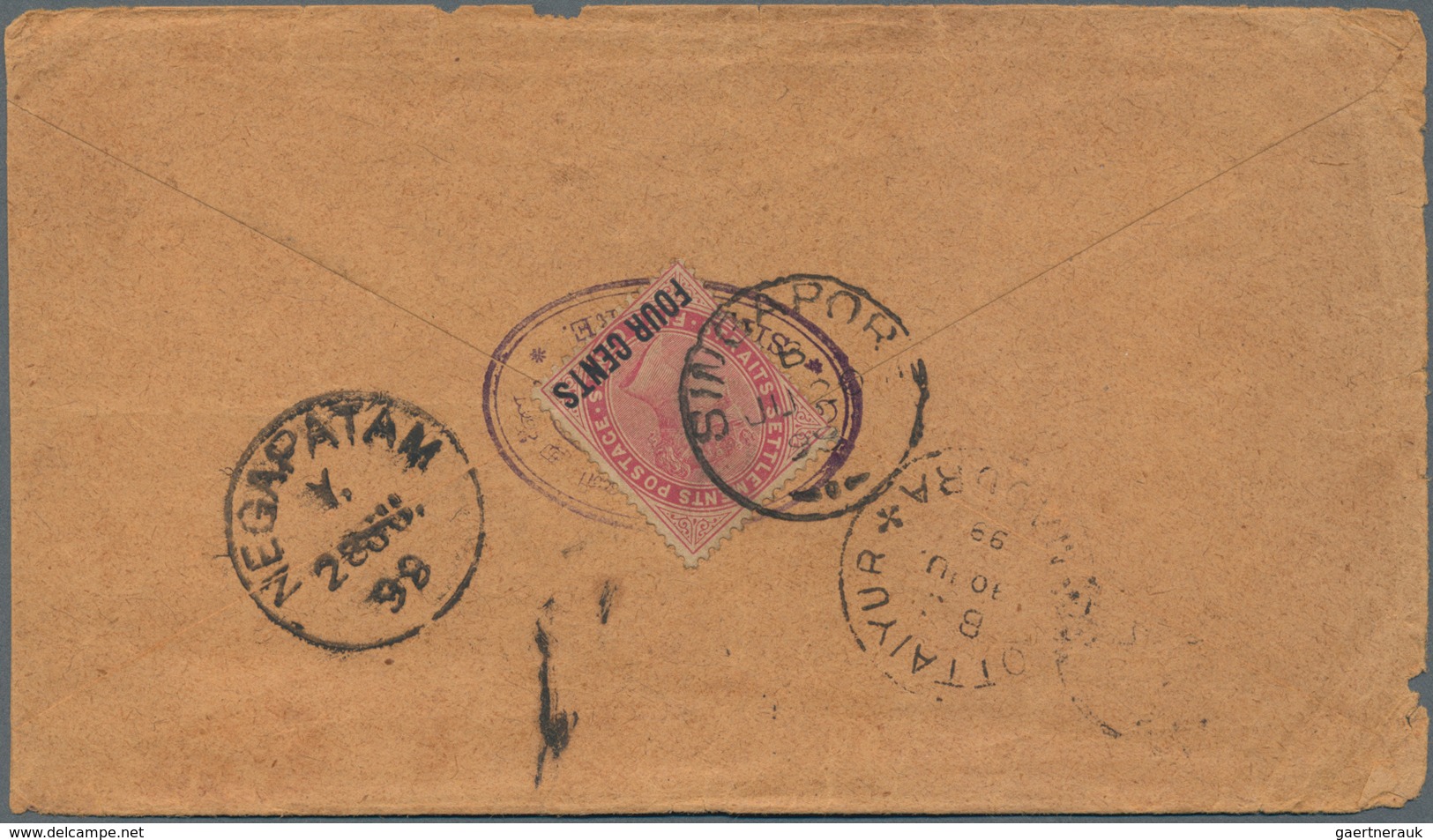 Malaiische Staaten: 1880's-1950's ca.: More than 500 covers, postcards and postal stationery items f