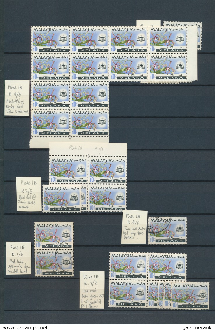 Malaiische Staaten - Malakka: 1948/1980, Mainly Mint Accumulation Comprising KGVI/QEII Definitives A - Malacca