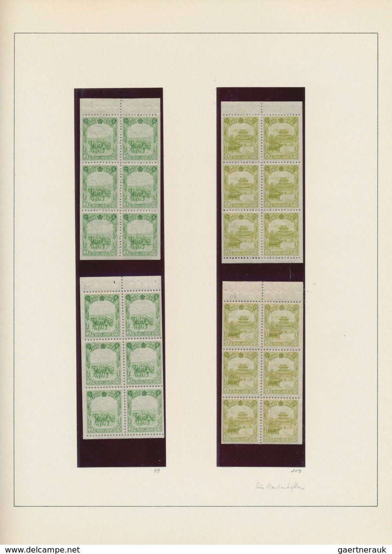 Mandschuko (Manchuko): 1932/45, Mint And Mostly MNH And Used, Double Collected On Lindner Pages Inc. - 1932-45 Manchuria (Manchukuo)