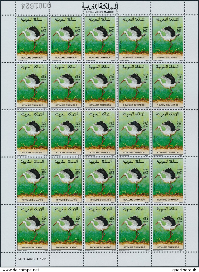 Marokko: 1957/1994, Comprehensive Collection/accumulation Of (larger) Units And Many Complete Sheets - Used Stamps