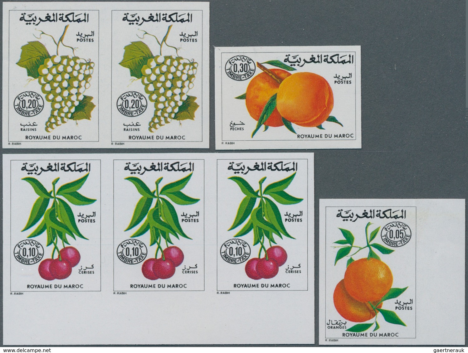Marokko: 1973/1981, Lot Of 17.220 IMPERFORATE (instead Of Perforate) Stamps And Souvenir Sheets MNH, - Usados