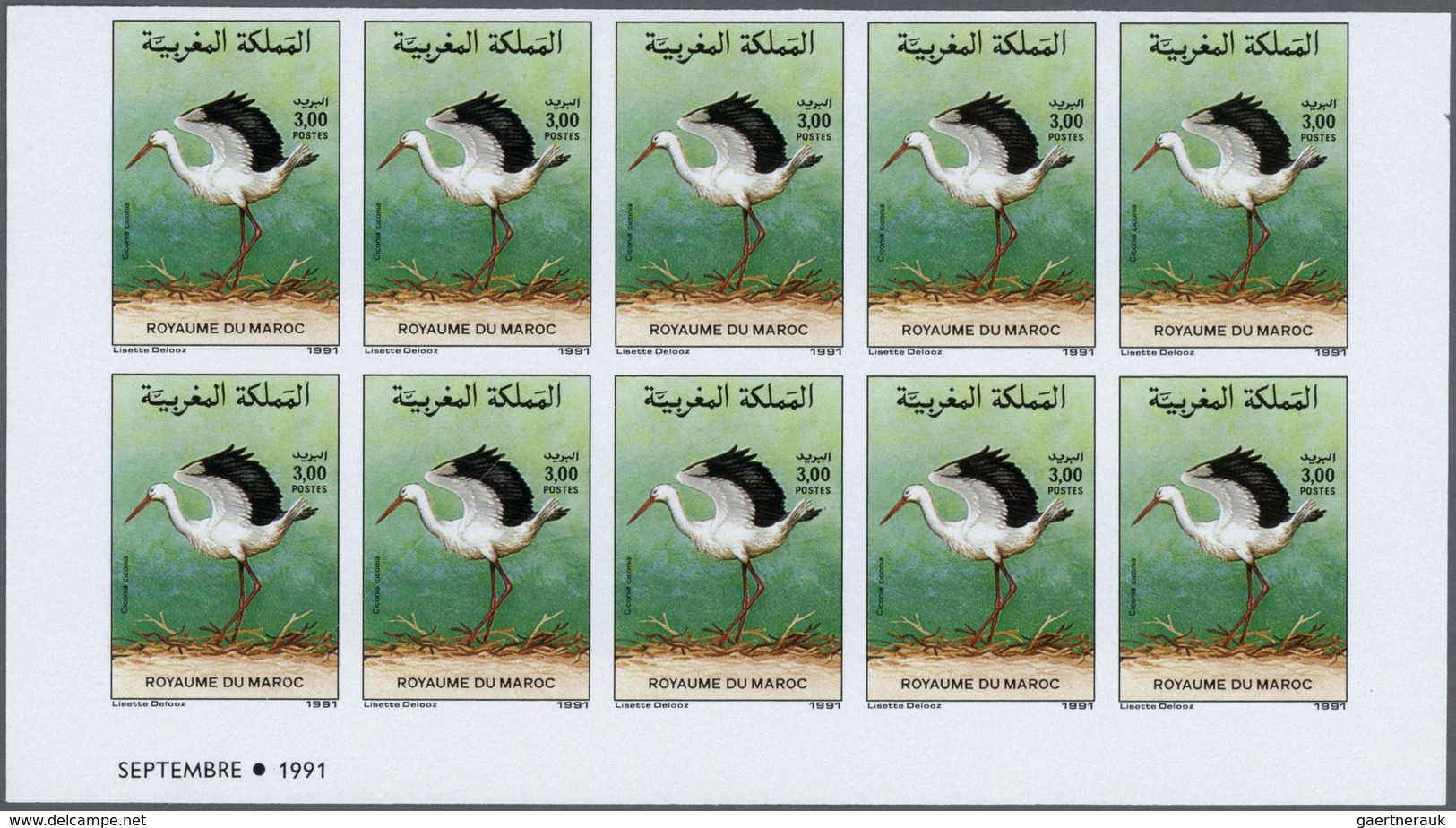 Marokko: 1973/1991, U/m Accumulation Of Apprx. 1.900 IMPERFORATE Stamps, Mainly Within Units Incl. M - Gebruikt