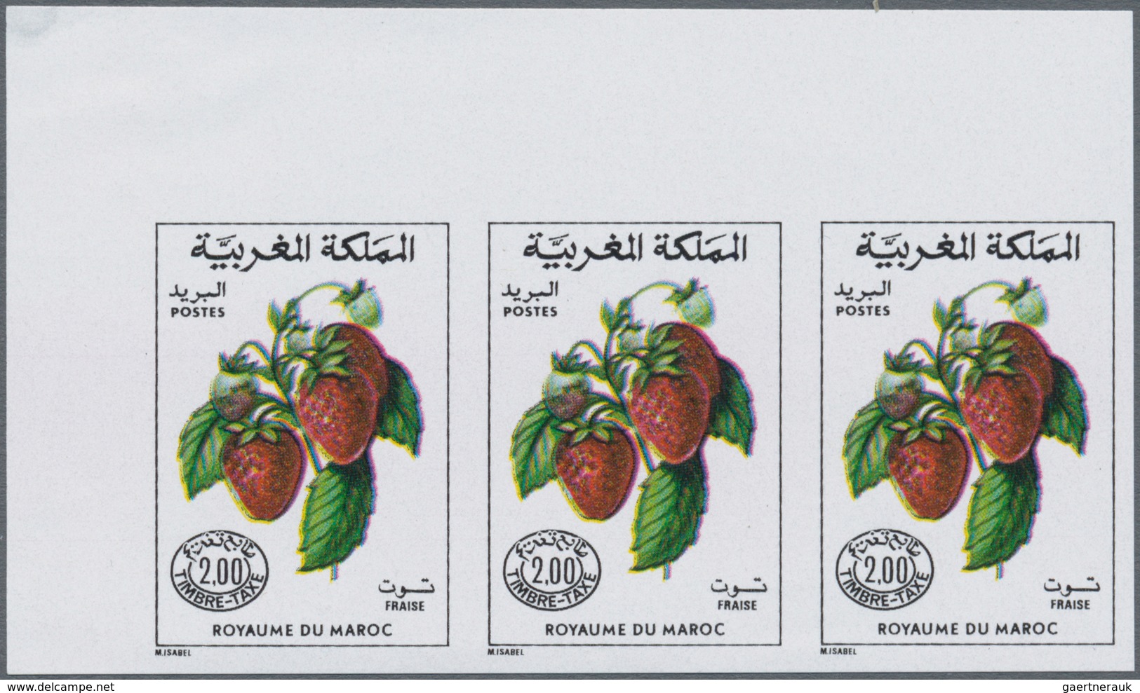 Marokko: 1973/1992 (ca.), Accumulation With Approx. 6500 Only IMPERFORATE Stamps (+ About 85 Miniatu - Gebruikt