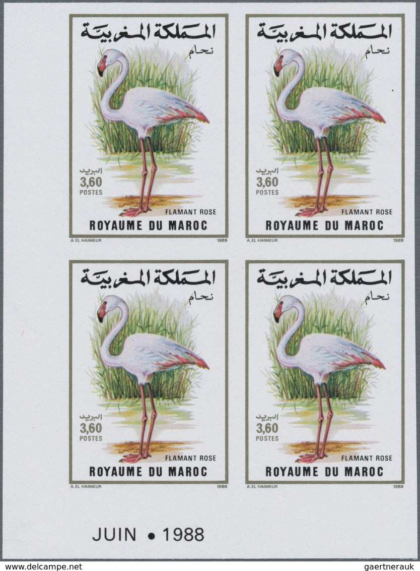 Marokko: 1973/1992 (ca.), accumulation with approx. 6500 only IMPERFORATE stamps (+ about 85 miniatu