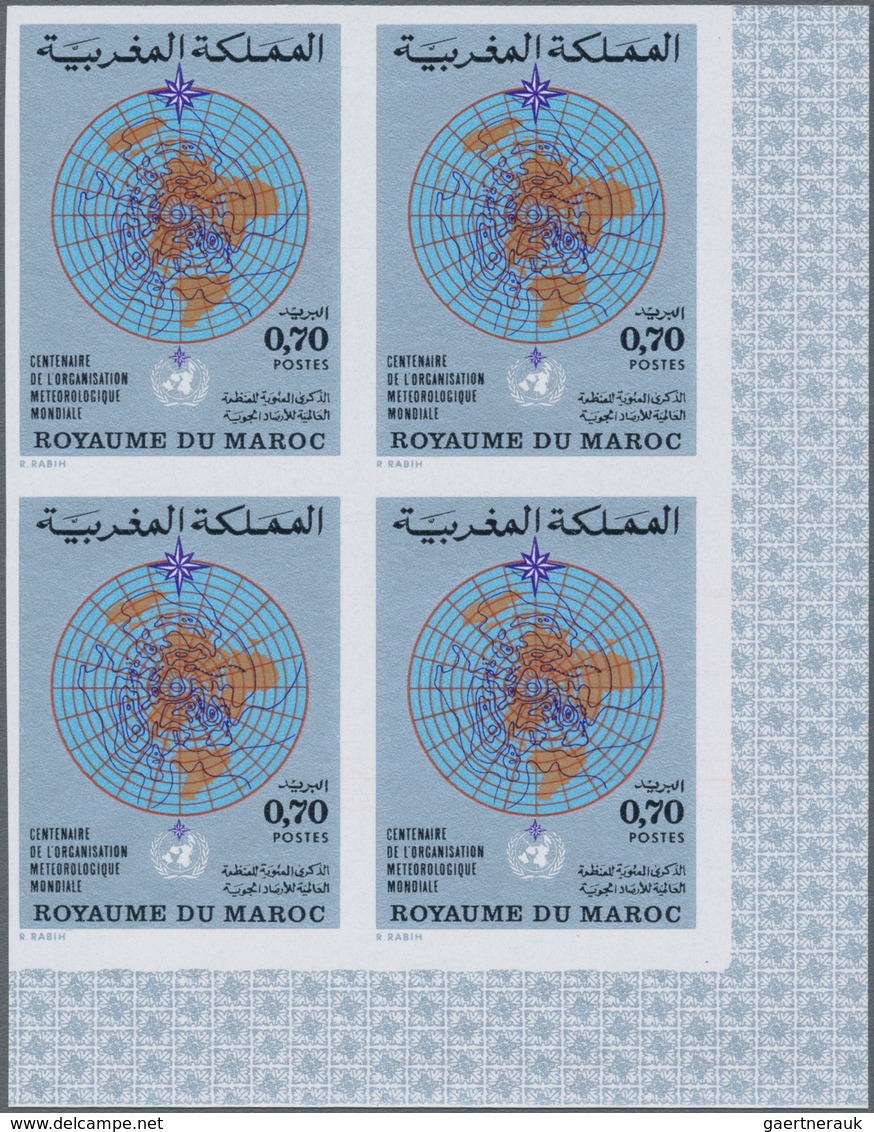 Marokko: 1973/1992 (ca.), accumulation with approx. 6500 only IMPERFORATE stamps (+ about 85 miniatu