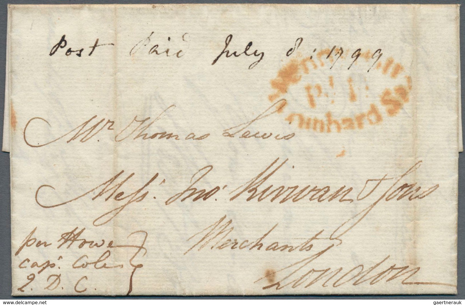 Martinique: 1799/1882 (ca.), Group Of Six Entires (four Stampless And Two Bearing Adhesives), Slight - Sonstige & Ohne Zuordnung