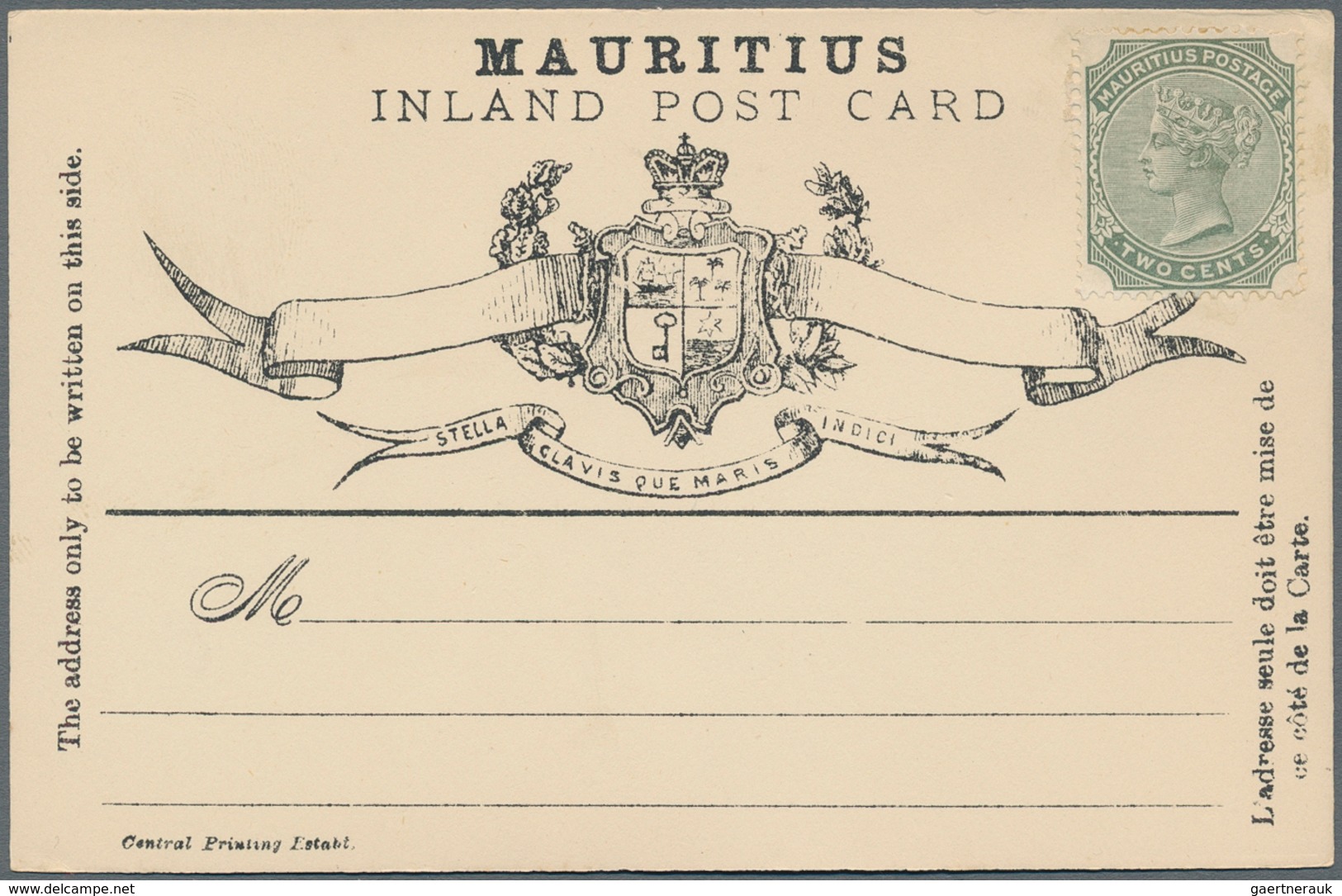 Mauritius: 1879/1985 (ca.) Accumulation Of Ca. 350 Postal Stationery Cards (incl. The Early Formular - Maurice (...-1967)