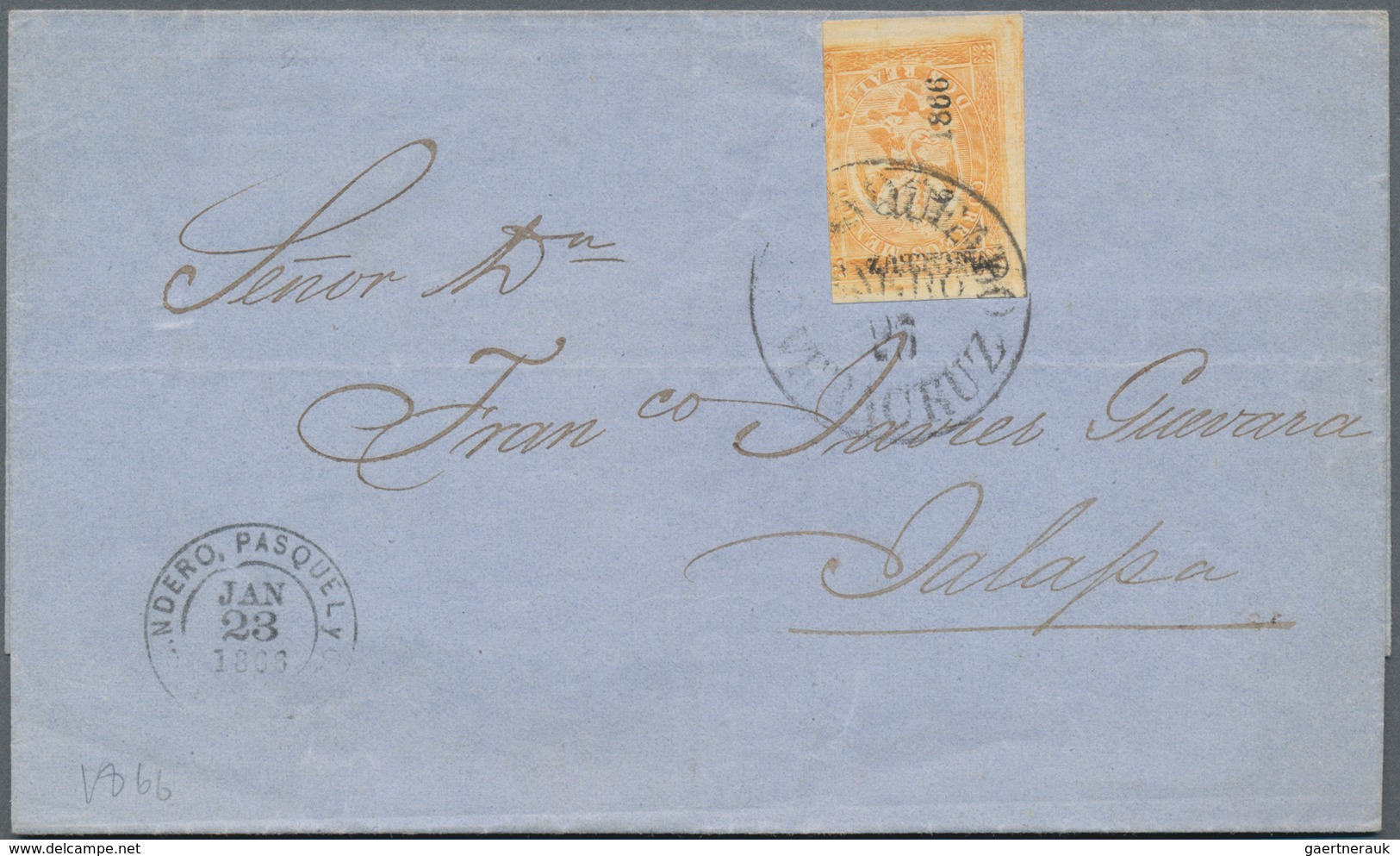 Mexiko: 1830/1899, Interesting Lot Of 13 Lettersheets And Envelopes Including One Front, Five Of The - Mexique