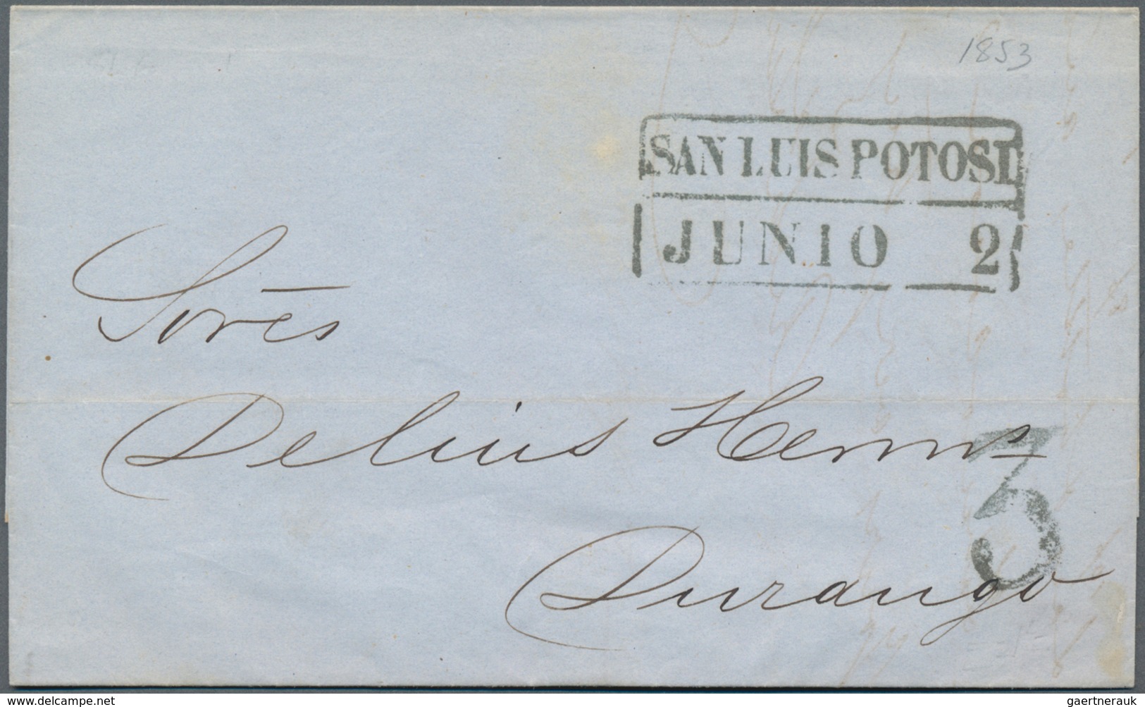 Mexiko: 1830/1899, Interesting Lot Of 13 Lettersheets And Envelopes Including One Front, Five Of The - Mexique