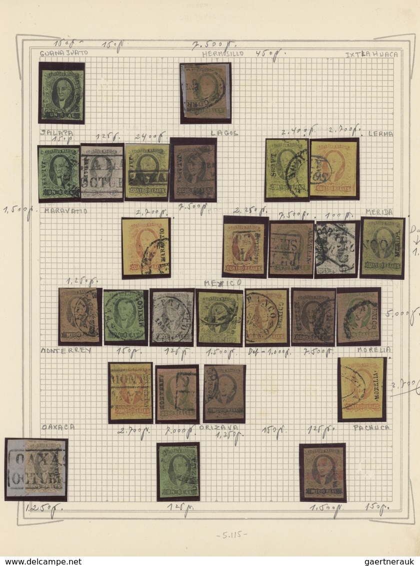 Mexiko: 1861/1893, A Superb Old-time Collection Of The Hidalgo, Eagle, Maximilan And Large Numerals - Mexico