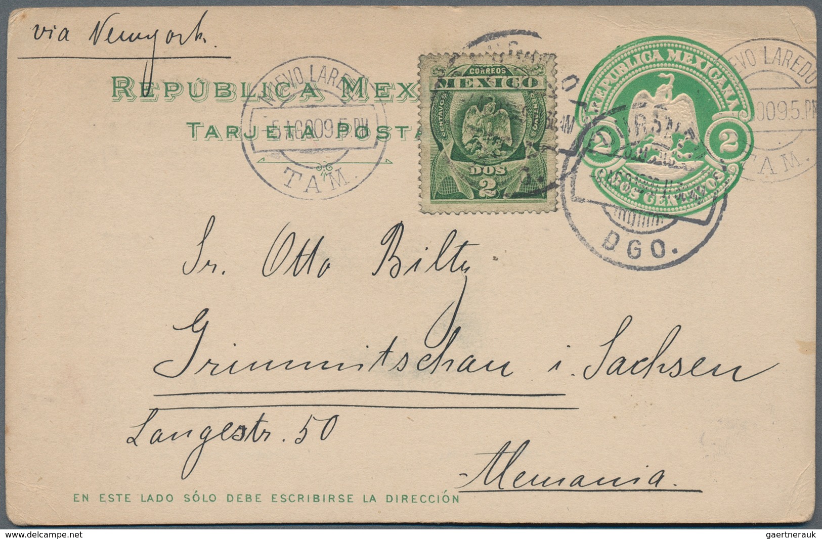 Mexiko: 1900's-1920's: 59 Covers And Postal Stationery Items, Mostly Used Inland From A Corresponden - Mexico