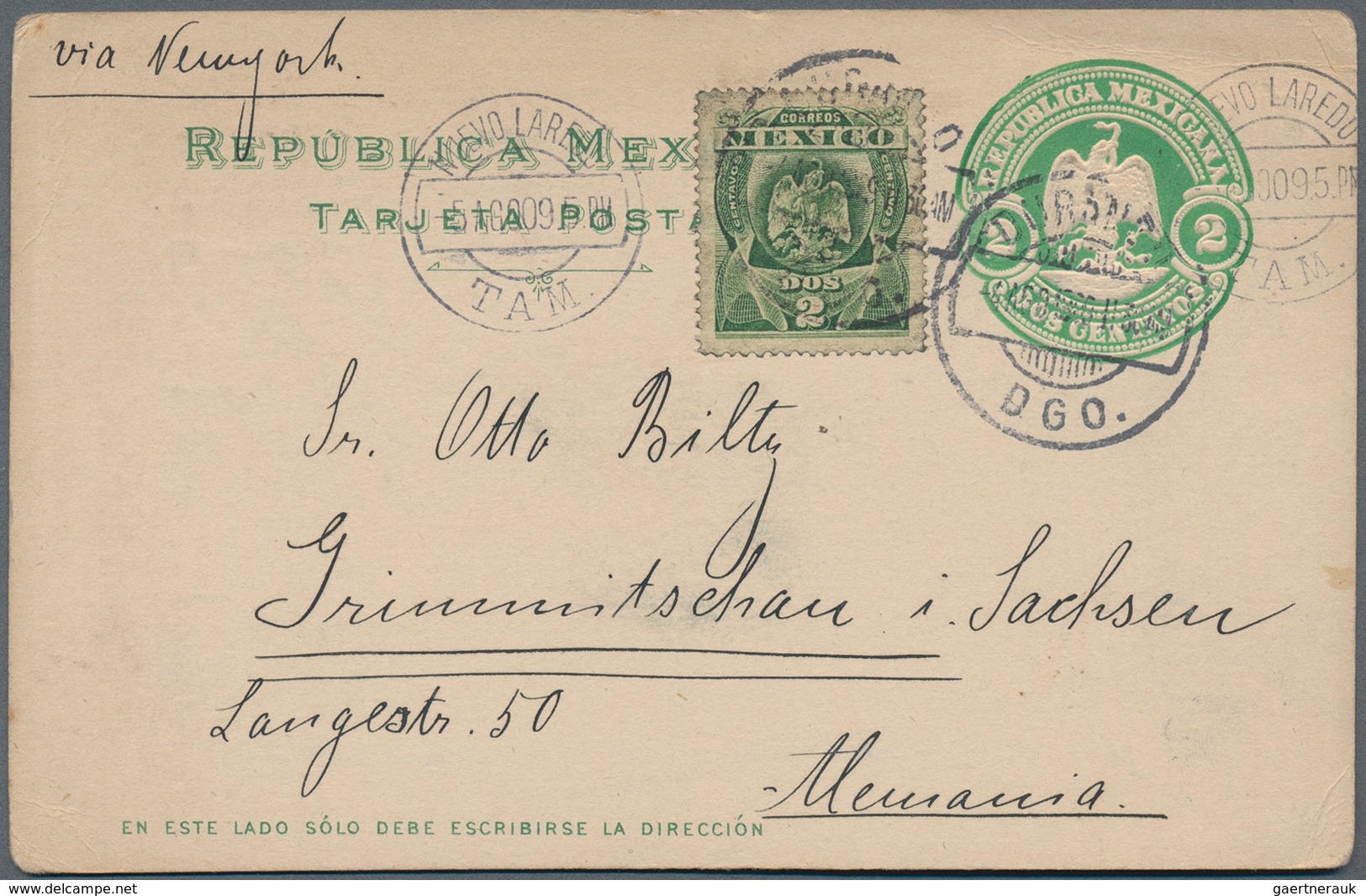 Mexiko: 1900's-1920's: 59 Covers And Postal Stationery Items, Mostly Used Inland From A Corresponden - Mexiko