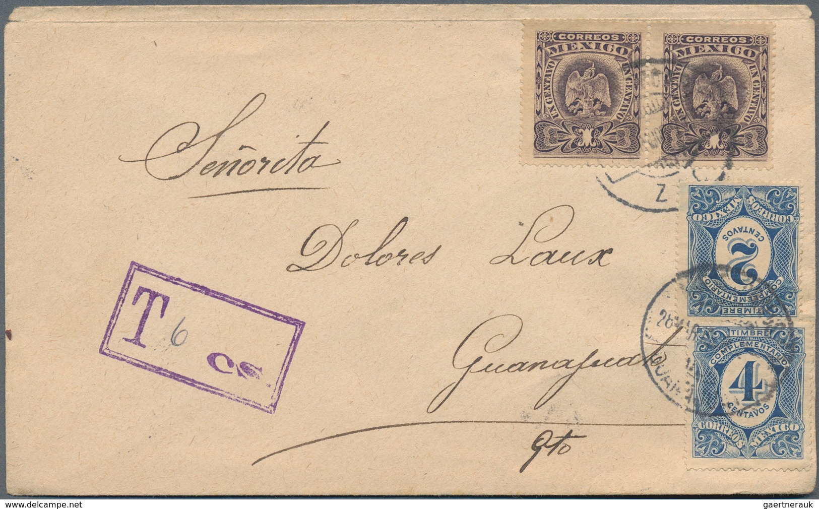 Mexiko: 1900's-1920's: 59 Covers And Postal Stationery Items, Mostly Used Inland From A Corresponden - Mexico