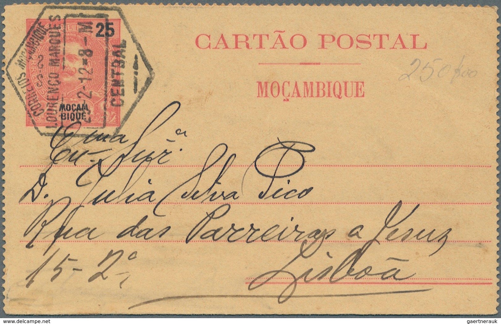 Mocambique: 1894/1985, 192 covers, cards, ancient picture postcards, arimail, many good postal stati