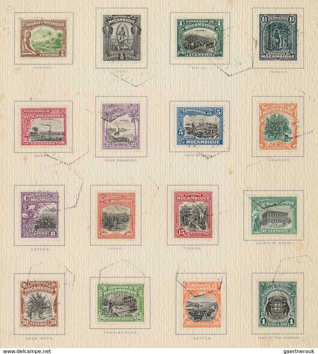 Mocambique - Provinzausgaben: Mocambique-Gesellschaft: 1918, Definitves "Pictorials", Twelve Complet - Mozambique