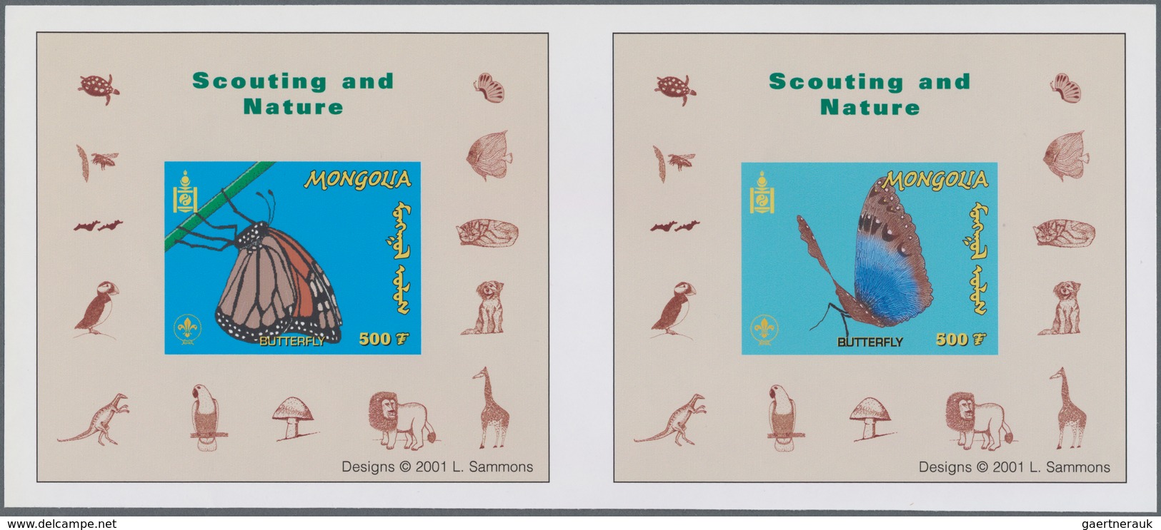 Mongolei: 1980/1998 (ca.), duplicated accumulation in large box with mostly IMPERFORATE single stamp