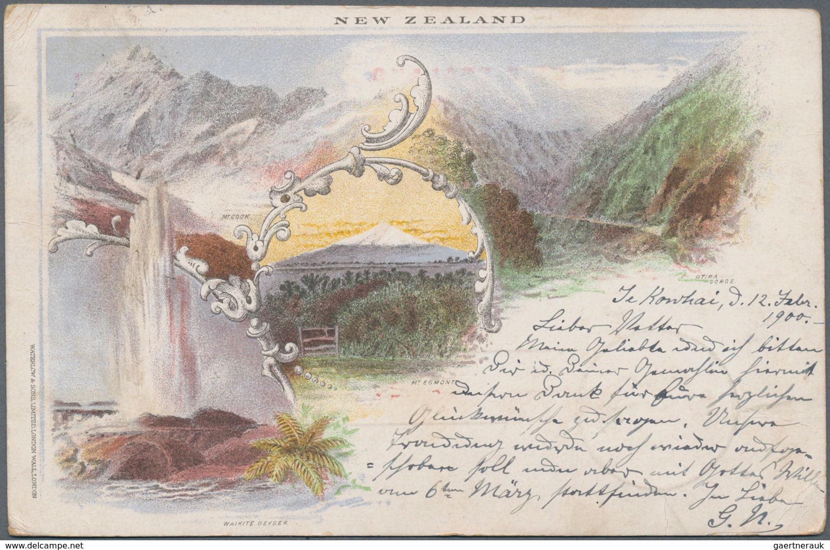 Neuseeland: 1900-1950's Ca.: About 70 Covers, Postcards, Postal Stationery Items And FDCs, Including - Cartas & Documentos
