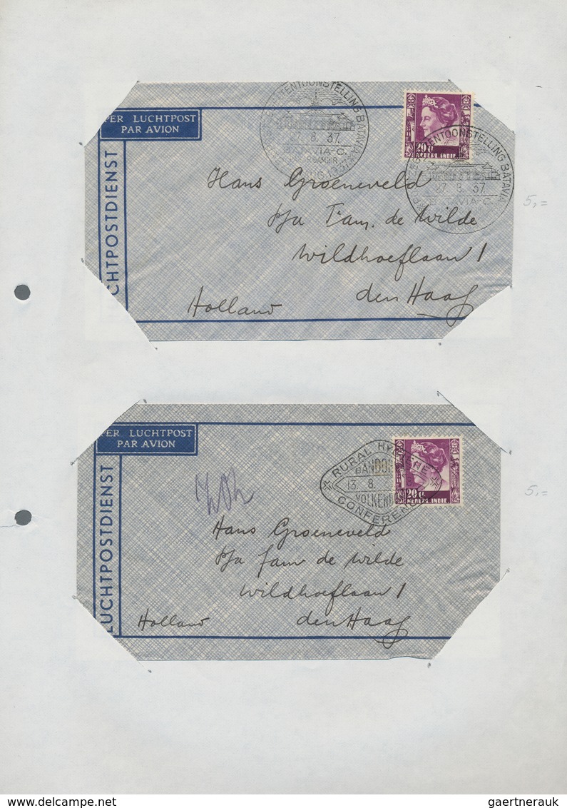 Niederländisch-Indien: 1868/1944 (ca.), Collection Mint, Used And Covers, On Old Pages And Stock Car - Niederländisch-Indien