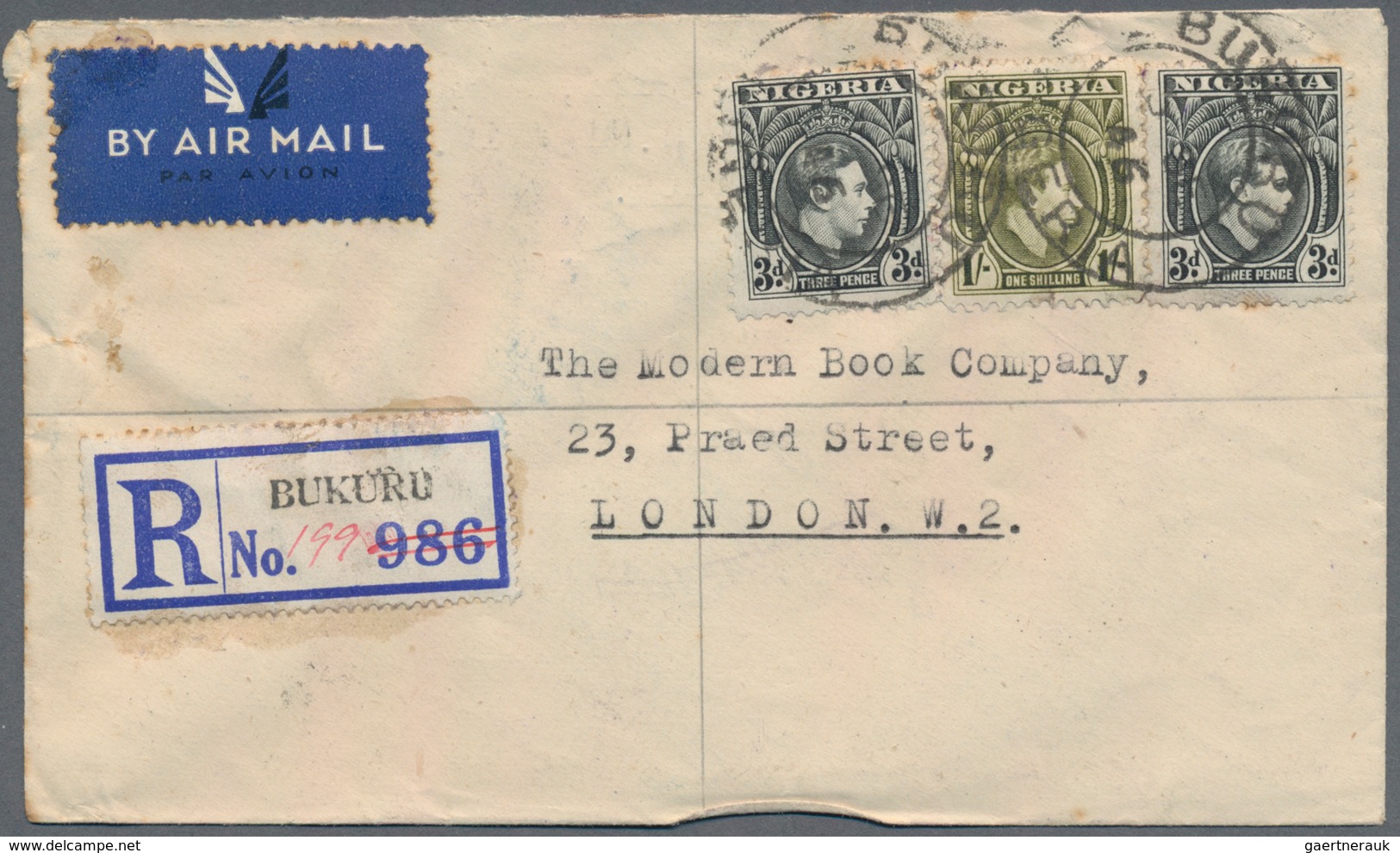 Nigeria: 1955/1965, Postmarks Of Nigeria, Accumulation Of Apprx. 200 Commercial Covers Showing A Vas - Nigeria (...-1960)