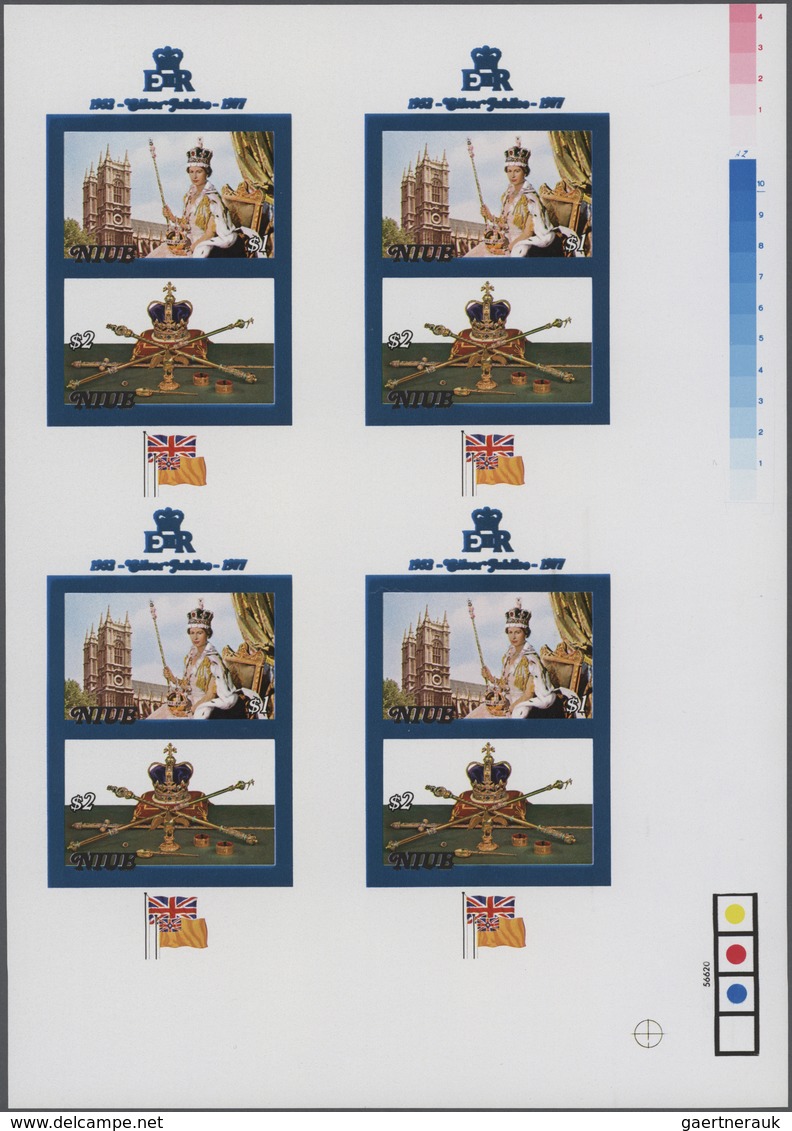 Niue: 1977/1990 (ca.), Duplicated Accumulation In Large Box With Mostly IMPERFORATE Single Stamps, C - Niue