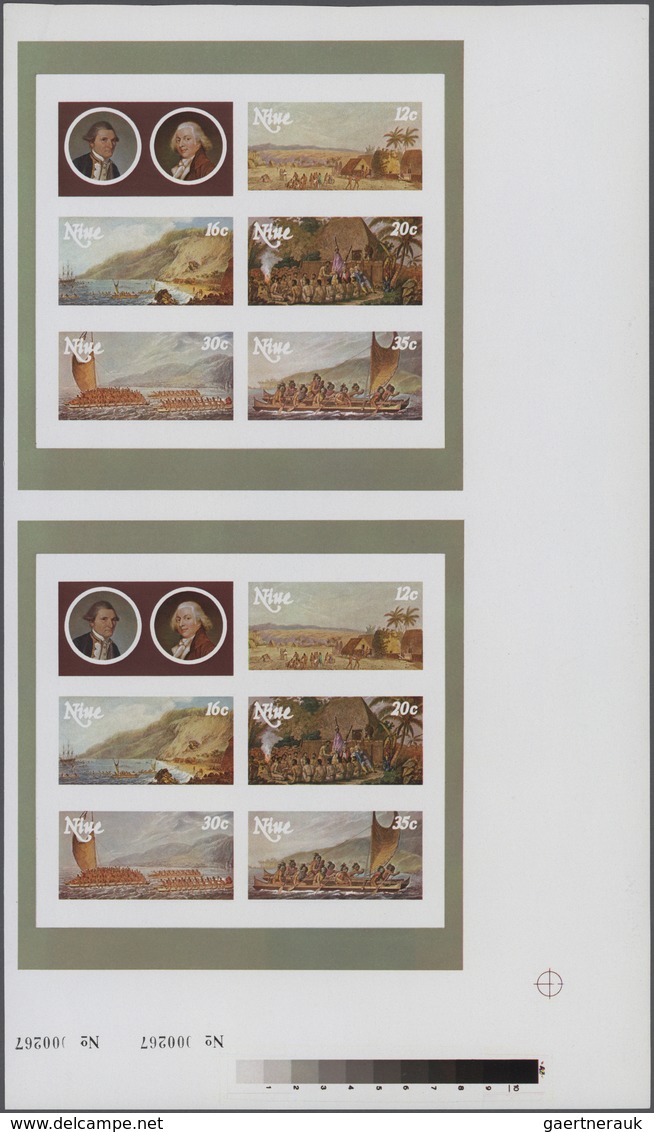 Niue: 1977/1990 (ca.), Duplicated Accumulation In Large Box With Mostly IMPERFORATE Single Stamps, C - Niue