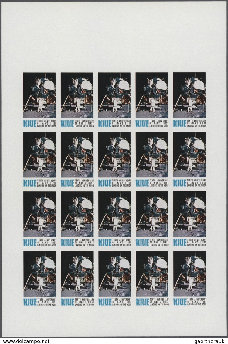 Niue: 1977/1990 (ca.), duplicated accumulation in large box with mostly IMPERFORATE single stamps, c