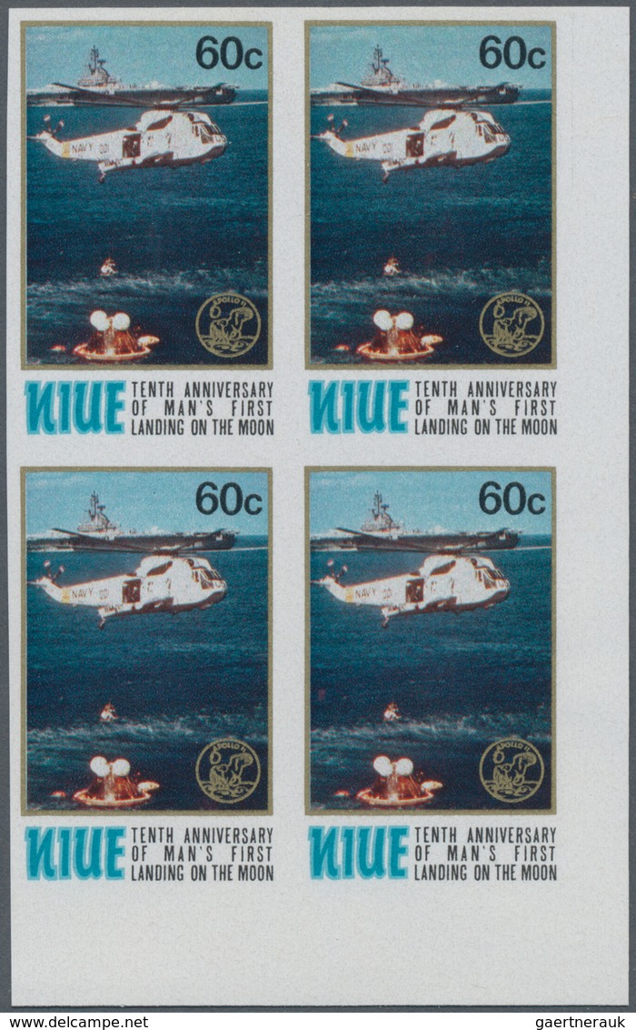 Niue: 1977/1984 (ca.), Accumulation With Approx. 1.000 IMPERFORATE Stamps (with Several Se-tenant Is - Niue