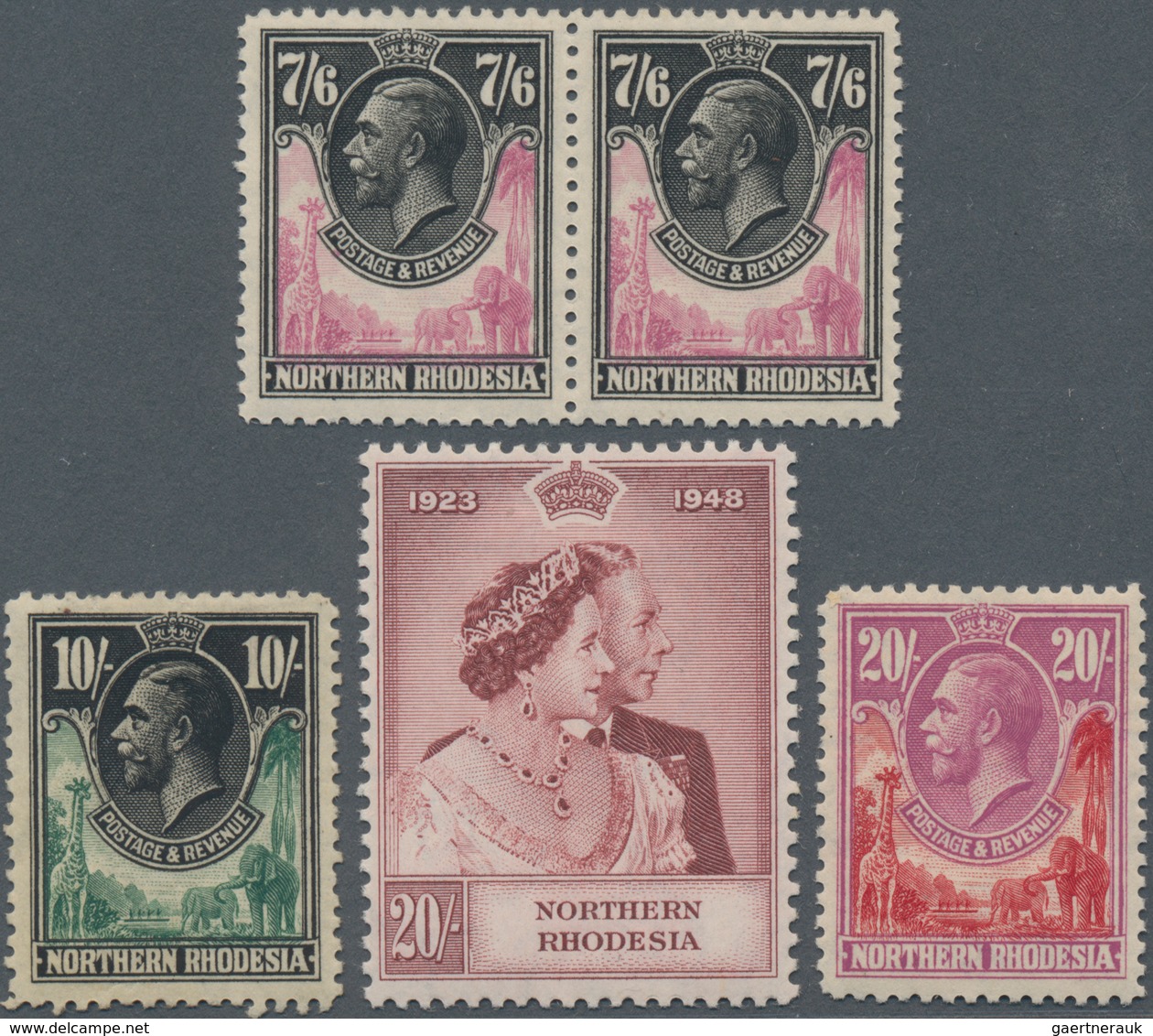 Nord-Rhodesien: 1925-63 Mint Collection Including Duplication And Multiples, Obviously Complete, Fre - Northern Rhodesia (...-1963)