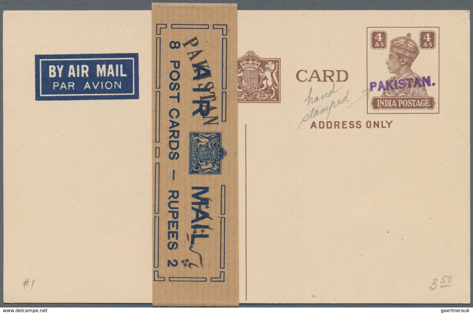 Pakistan: 1948/90 (ca.) STATIONERY Ca. 367 Unused/used/CTO Airletters Postal Stationery Cards Incl. - Pakistán